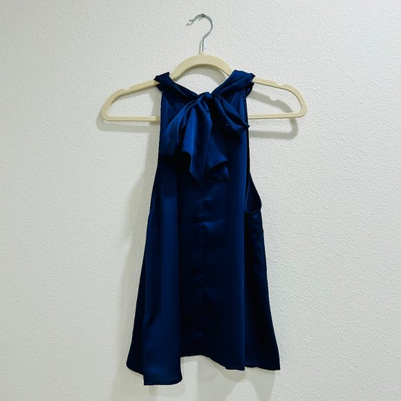 Forever 21 Royal Blue high neck top - Picture 2 of 2